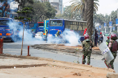 Anti-government protests against the imposition of tax hikes by the government in Nairobi