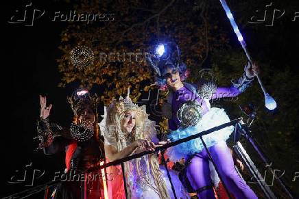 The annual NYC Halloween Parade in New York City