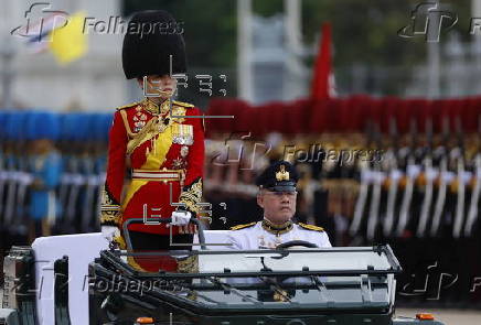 Thai Queen Suthida leads rehearsal event for Royal Guard parade