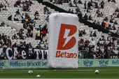 Propaganda da Betano na semifinal da Copa do Brasil entre Corinthians e Flamengo, na Neo Qumica Arena