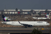 Volaris' planes are seen at General Abelardo L. Rodriguez International Airport, in Tijuana