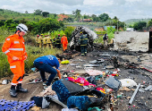 Mueren al menos 22 personas en un accidente de autobs en Brasil