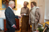 Britain's King Charles attends an event to celebrate the launch of The King's Foundation 35th anniversary, in Cumnock