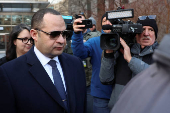 Wael Hana leaves Federal Court in New York City