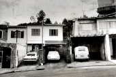Vista de casas no bairro Vila
