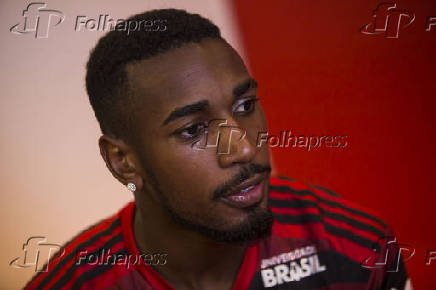 Ensaio fotogrfico com Gerson, jogador do Flamengo