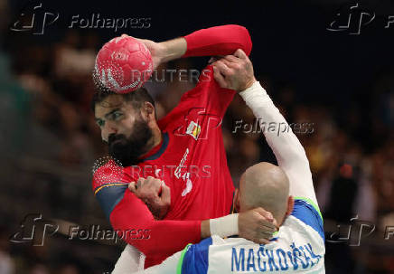 Handball - Men's Preliminary Round Group A - Spain vs Slovenia