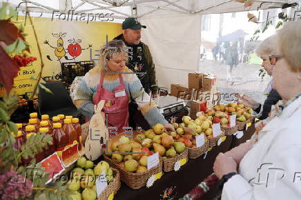 Traditional Mikeldiena Fair at Dome Square in Riga