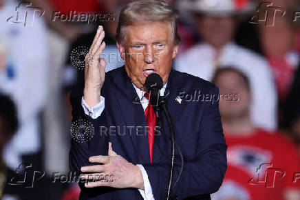 Republican presidential nominee and former U.S. President Donald Trump campaigns in Henderson