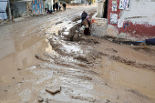 Aftermath of an Israeli raid in Jenin camp