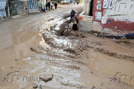 Aftermath of an Israeli raid in Jenin camp