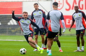 UEFA Champions League MD-1: Benfica training