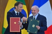 Macron discute con Lula la agenda poltica global en el ltimo da de su visita a Brasil
