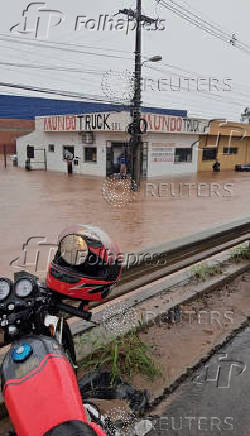 Heavy rainfall in Limpio, Paraguay