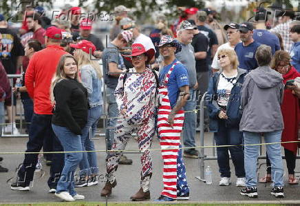 Former US president and Republican presidential candidate Donald Trump holds campaign rally in Pennsylvania