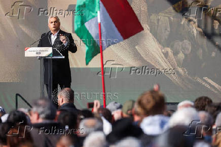 Celebrations of the 68th anniversary of the Hungarian Uprising of 1956, in Budapest