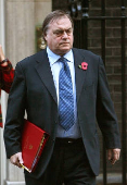 FILE PHOTO: Deputy Prime Minister John Prescott leaves the weekly cabinet meeting in Downing Street