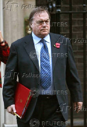 FILE PHOTO: Deputy Prime Minister John Prescott leaves the weekly cabinet meeting in Downing Street