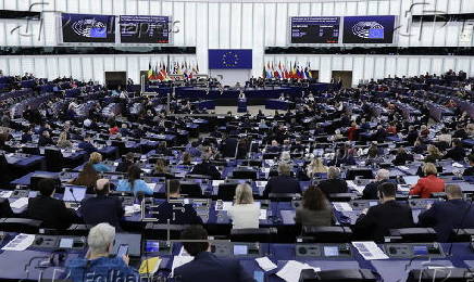 European Parliament session in Strasbourg