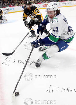 NHL: Vancouver Canucks at Pittsburgh Penguins