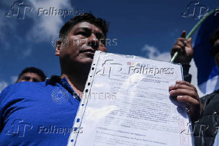 MAS Party celebrates new leader, leaving Evo Morales out of office after 25 years, in El Alto