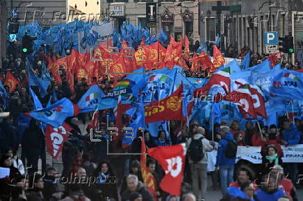 Nationwide general strike in Italy against the government's budget plan