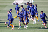 Entrenamiento del Real Madrid