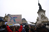 Anti-whaling environmental activist Paul Watson attends a press conference in Paris