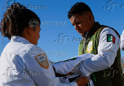 Funeral of Mexican immigration agent in Ciudad Juarez