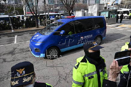 South Korea's impeached President Yoon Suk Yeol arrives for court