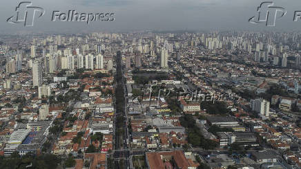 Vista area do bairro do Ipiranga, em SP