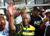 South Africa's African National Congress (ANC) takes part in election campaign, in Soweto