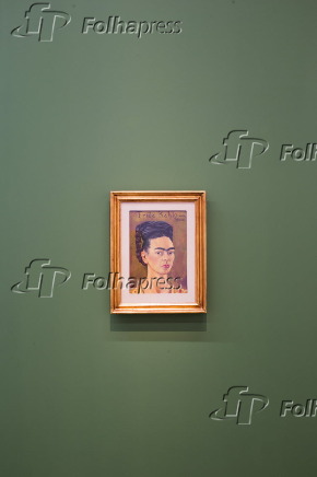 Autorretrato de Frida Kahlo, em mostra em SP