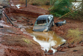 Destruio causada pela enchente do rio Taquari