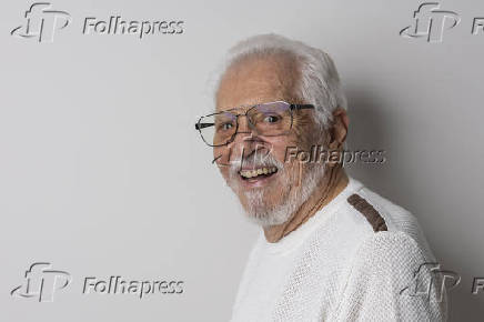 Retrato do apresentador e humorista Carlos Alberto de Nbrega