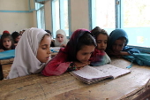 Afghan girls attend primary schools after summary holidays in Kandahar