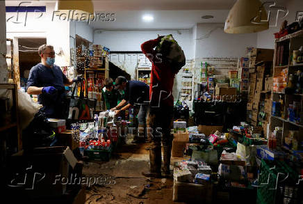 Aftermath of floods in Spain