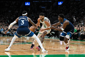 NBA: Minnesota Timberwolves at Boston Celtics