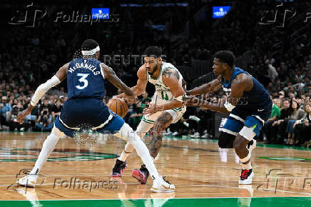 NBA: Minnesota Timberwolves at Boston Celtics