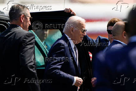 U.S. President Joe Biden departs Luanda International Airport in Luanda