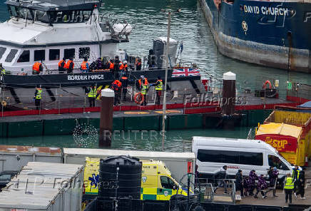 Migrant crossings in the English Channel