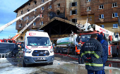 Hotel fire at Turkish ski resort