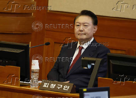 South Korean President Yoon attends impeachment trial hearing