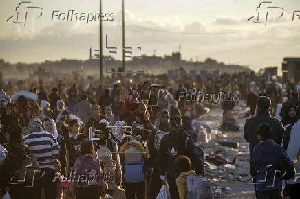 Los palestinos abandonan el sur de Gaza para regresar al norte en medio del alto el fuego entre Israel y Hams