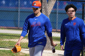 MLB: New York Mets-Workouts