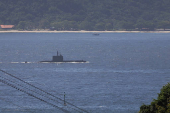 Submarino Tikuna S-34 no Rio de Janeiro.