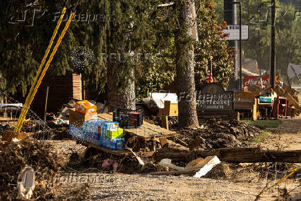 Aftermath of Hurricane Helene in North Carolina