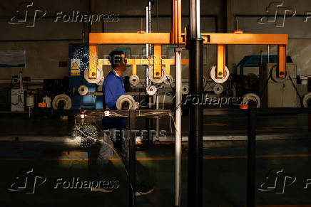 Organised media tour a factory of DAYU Water Group Co in Gansu province