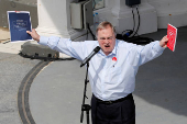 FILE PHOTO: Former Deputy Prime Minister John Prescott speaks in support of Jeremy Corbyn, leader of Britain's opposition Labour Party, at a campaign event in Scarborough