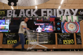 People shop ahead of Black Friday in Brazil